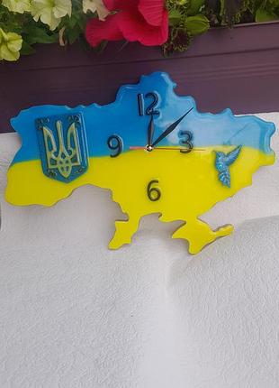 Настінний годинник " карта україни "