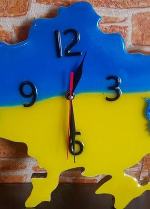 Настінний годинник " карта україни "