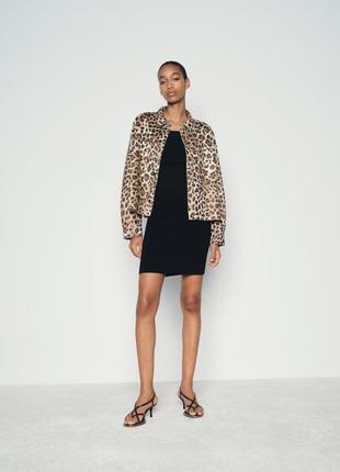 Куртка женская замшевая леопардовая zara new