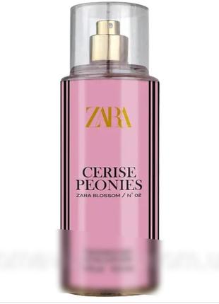 Парфумований спрей для тіла no02 cerise peonies exclusive euro 275 мл