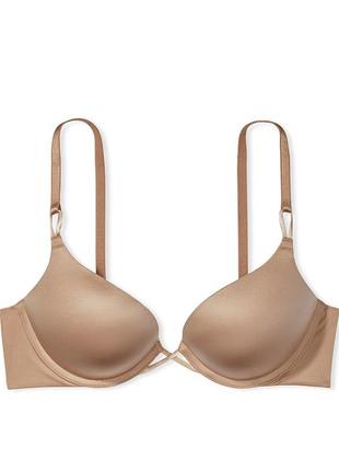 Бюстгальтер victoria’s secret very sexy bombshell add-2-cups smooth push-up bra бра нюдовый телесный1 фото