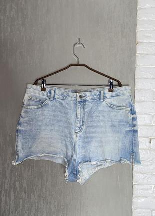 Джинсові шорти великого розміру батал denim co, xxxxl 56р