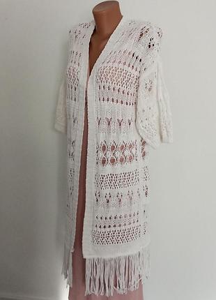 Ажурная катоновая накидка