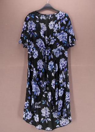 Шифонова туніка "new look" з квітковим принтом, uk18/eur46.