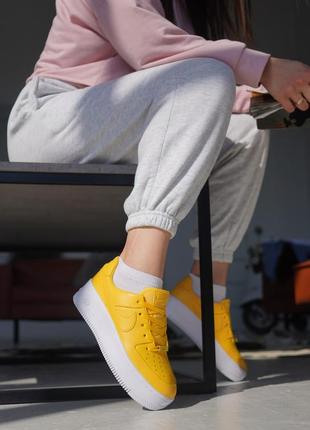 Кросівки найк форс на платформі nike air force