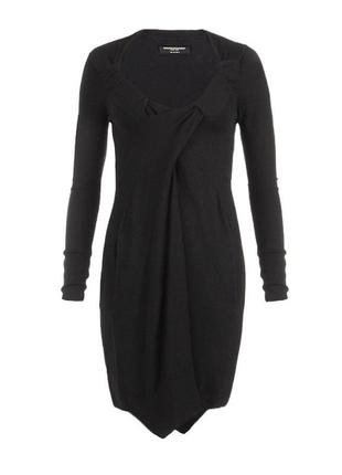 Чорна вовняна сукня з довгим рукавом allsaints spitafields 🛍️1+1=3🛍️