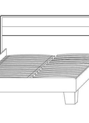 Ліжко 140 сара3 фото