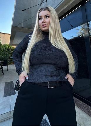 Водолазка у рубчик варьонка