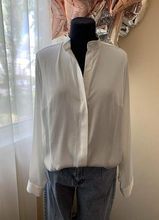 Рубашка біла шовкова vovk 50-52 розмір3 фото