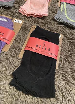 Шкарпетки для хореографії, йоги, пілатеса, танців toesox розмір l