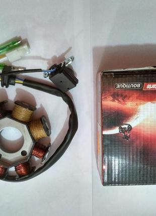 Генератор 4т gy6-50 8 катушек (6+2), 4 контакта (2+2)(sunny)