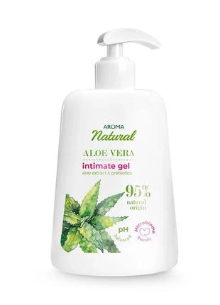 Гель для интимной гигиены с алоэ вера aroma intimate wash gel aloe vera 250 мл1 фото