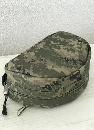 Чехол на змейке для тактических очков - пиксель