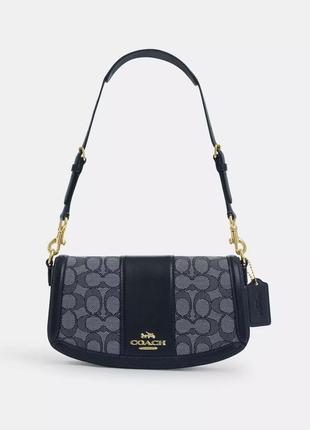 Оригинальная кожаная женская сумка coach