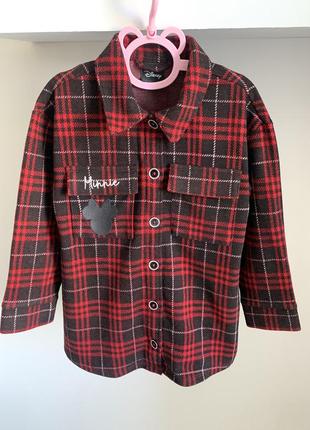Тепла сорочка в клітинку disney