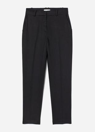 Брюки черные классические zara чинос брюки, брюки брюки брючины