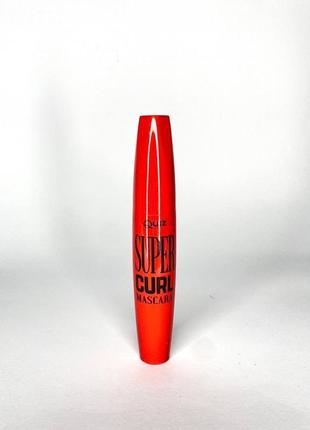 Підкручуюча туш для вій "super curl mascara" quiz cosmetics 9 мл