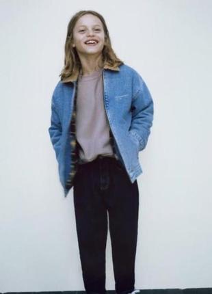 Джинсова куртка утеплена