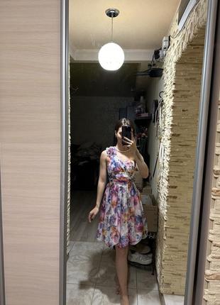 Коктейльна сукня сарафан на одне плече