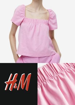 Красивая блуза топ h&m этикетка