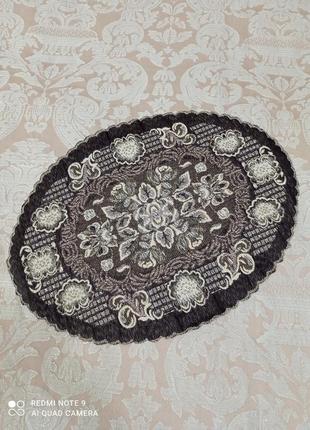 Серветка овальна двухстороня 30*40см