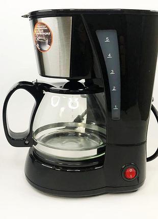 Лучшая капельная кофеварка magio mg-964 650 вт, капельная компактная кофеварка he-369 для дома