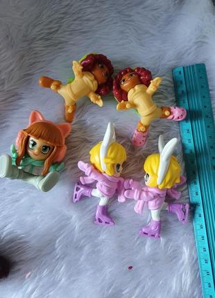 Набор лот маленькие пластиковые кукулы куколки куклы куколки