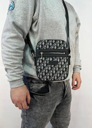 Мужская шикарная качественная и стильная сумка мессенджер