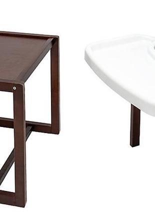 Стільчик-трансформер babyroom пеппі тонований сірий / графіт (сова)