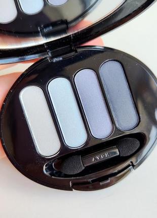Тени для век глаз эйвон avon denim blues2 фото