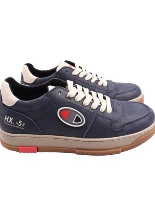 Кеды мужские konors синие натуральний нубук, 44