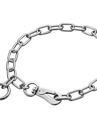 Sprenger collar with hook medium link спренгер ошейник с карабином для собак, среднее звено 3 мм, нержавеющая