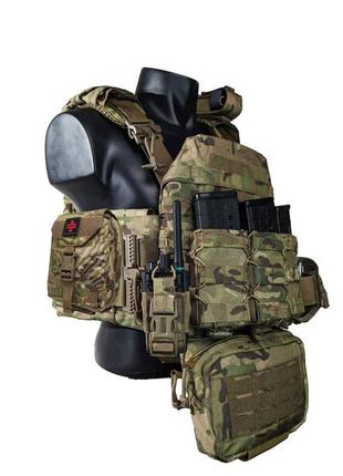 Комплект плитоноска для плит 25х30см + 8 шт підсумків мультикам