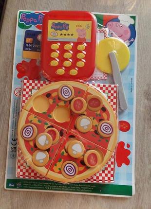 Новий набір peppa pig з піцою та терміналом