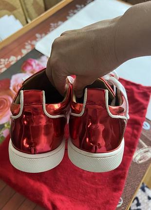 Christian louboutin красівки із шипами лакові червоні — купить в