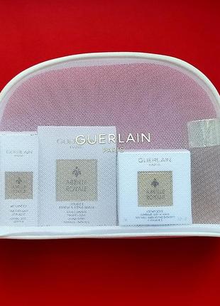 Набор guerlain косметичка + набор ухода за лицом (оригинал)