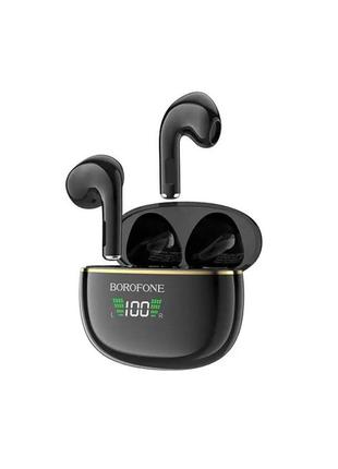 Навушники borofone bw30 cheerful true wireless bt headset bright black