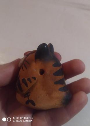 Кот статуэтка фигурка керамическая коллекционная свисток