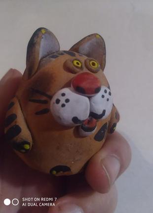 Кот статуэтка фигурка керамическая коллекционная свисток