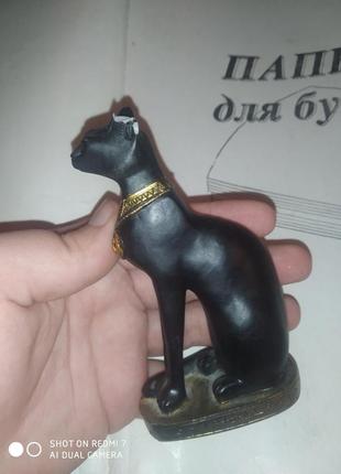 Кошка баст черная египетская статуэтка сувенир из египта сфинкс