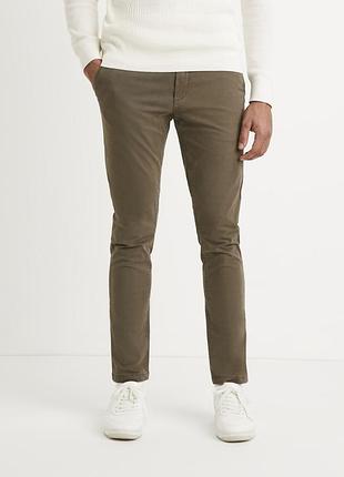 Натуральные брюки чинос, хлопок 98%, celio, р. 38 евро, наш 44-46