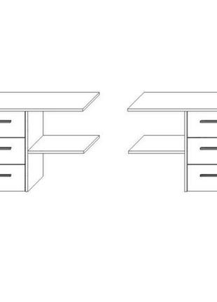 Блок шухляд до шафи-купе 1800 мілана1 фото