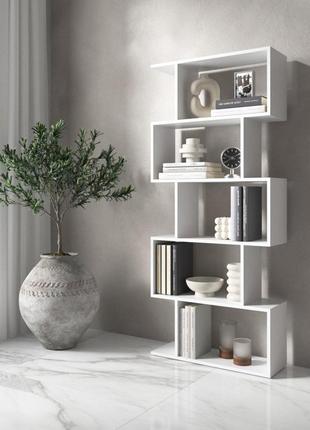 Полка для книг vays, стелаж для дому на 5 поличок m-12