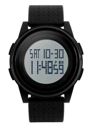 Годинник наручний skmei 1206 оriginal (black - white, 1206bkwt) | наручний годинник1 фото