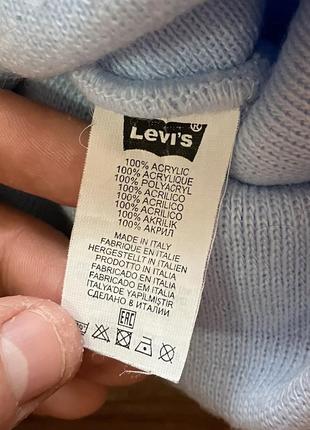 Шапка levi’s italy 🇮🇹 оригінал в ідеальному стані без нюансів блакитного кольору4 фото