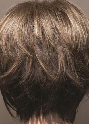 Красивый парик короткие волосы стрижка мелировка