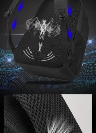 Спортивный рюкзак мужской водонепроницаемый черный 48*33*20см ebwnas 32 литра | 8812-3