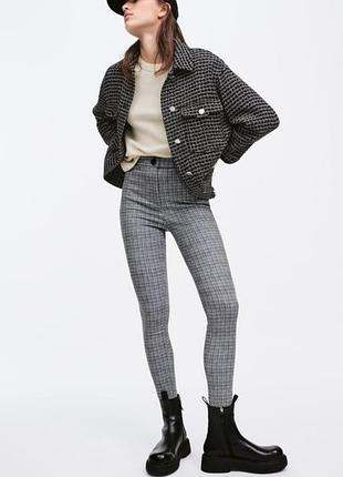 Леггинсы из искусственной замши от zara