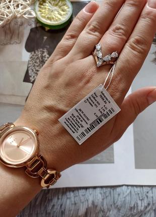Серебряная кольца 💍с золотом 💎и фианитами