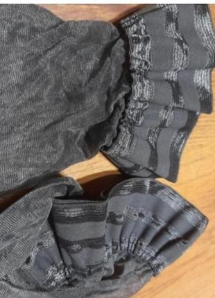 Панчохи. з силіконовим верхом . нбанс, фабричний брак, маленька дірка на одній панчосі